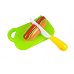 Súprava na krájania rýchleho občerstvenia - hot dog - na suchý zips